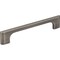 Jeffrey Alexander 128 mm Center-to-Center Brushed Pewter Asymmetrical Leyton Cabinet Pull 286-128BNBDL - alternate 1